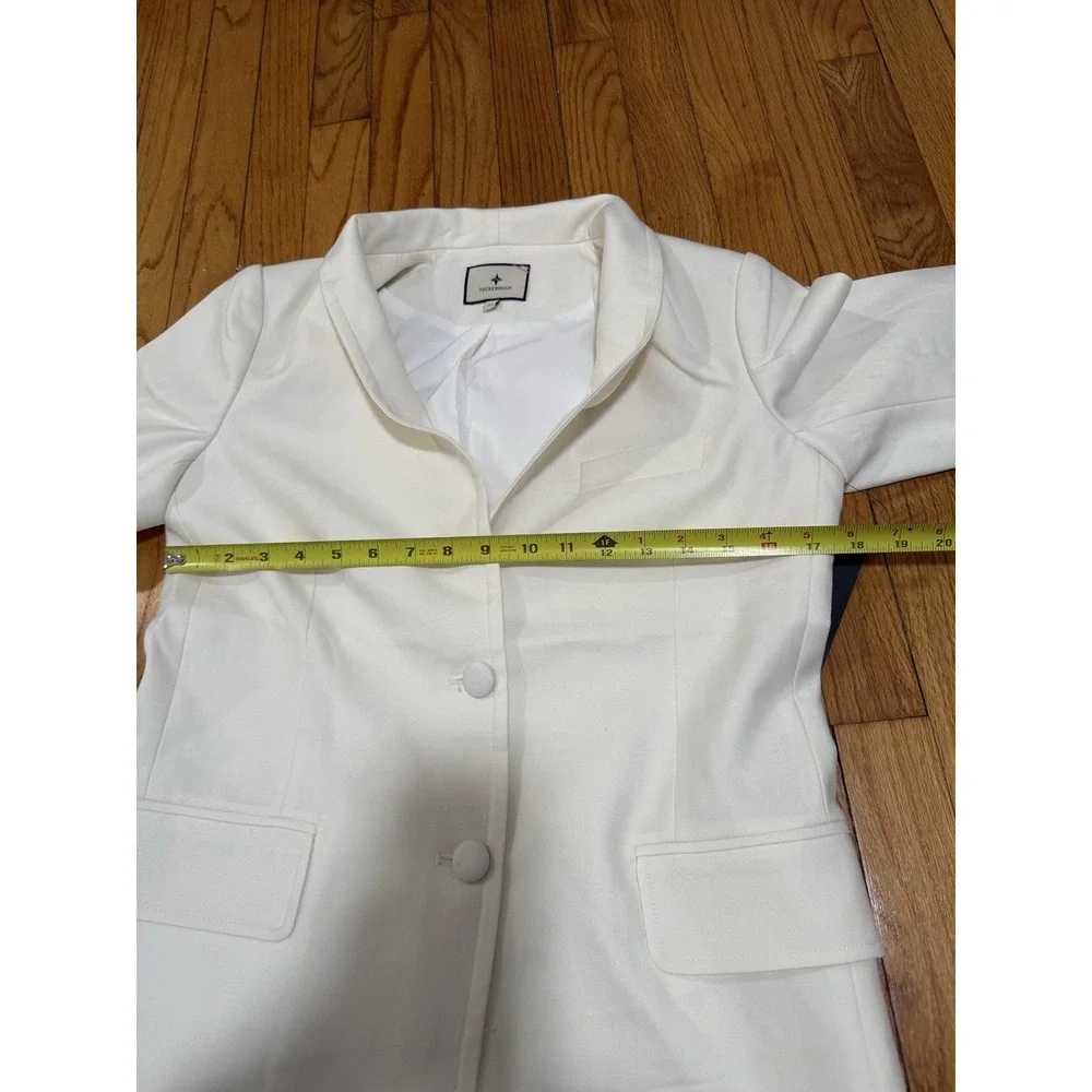 Tuckernuck NWT Cream Wool Warner Two-Blazer Size XS‎